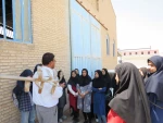 بازدید دانشجویان رشته سرامیک از کارخانه لعاب اردکان 3