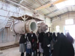 بازدید دانشجویان رشته سرامیک از کارخانه لعاب اردکان 8