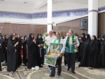 میزبانی پرچم رضوی وخادمیاران امام رضا (ع) ذر آموزشکده فنی دختران میبد 2