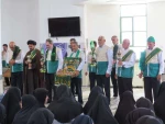 میزبانی پرچم رضوی وخادمیاران امام رضا (ع) ذر آموزشکده فنی دختران میبد 2