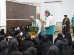 میزبانی پرچم رضوی وخادمیاران امام رضا (ع) ذر آموزشکده فنی دختران میبد 2