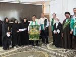 میزبانی پرچم رضوی وخادمیاران امام رضا (ع) ذر آموزشکده فنی دختران میبد 2