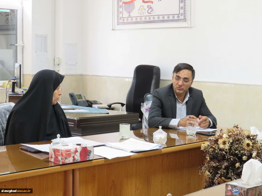 بازدید نماینده نظارت از آموزشکده فنی دختران میبد 3