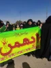 شرکت پرشور کارمندان اموزشکده فنی دختران در راهپیمایی 22 بهمن ماه                                     2