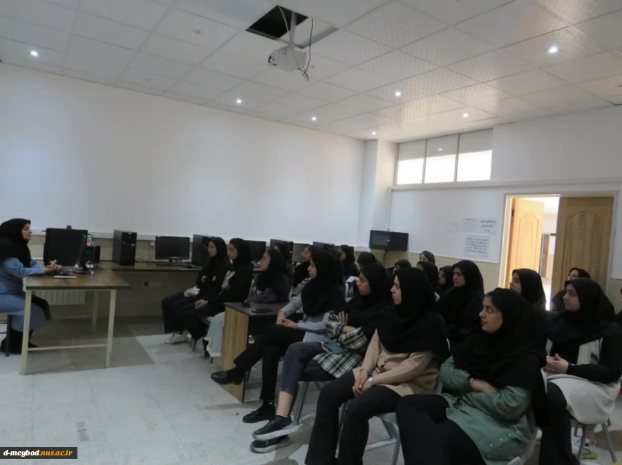 برگزاری سمینار "شخصیت شناسی در طراحی لباس " به مناسبت هفته کارآفرینی، در دانشگاه ملی مهارت واحد دختران میبد 3