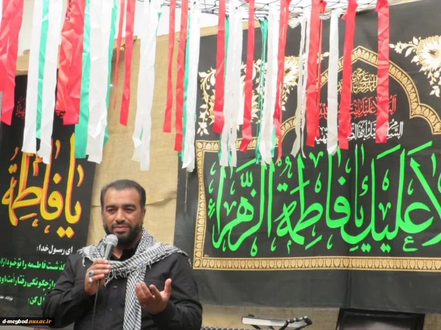 وداعی سخت و شیرین با شهید گمنام در آموزشکده ملی مهارت دختران میبد 5