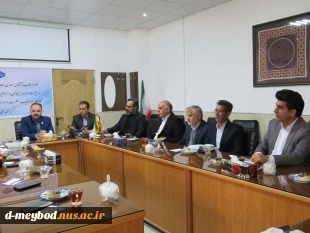 حضور دکتر احمدی معاونت پژوهشی دانشگاه ملی مهارت با رؤسای مراکز دانشگاه ملی مهارت استان یزد 7