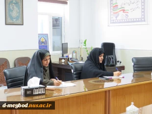 برگزاری جلسه ریا ست با واحد دانشجویی وسرپرستهای خوابگاه شقایق آموزشکده ملی مهارت دختران میبد 4