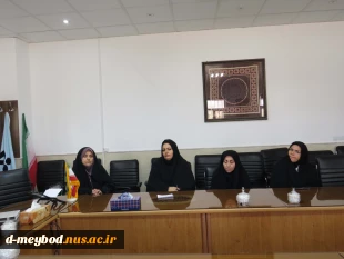 برگزاری جلسه ریا ست با واحد دانشجویی وسرپرستهای خوابگاه شقایق آموزشکده ملی مهارت دختران میبد 6