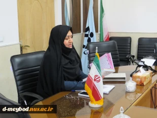 برگزاری جلسه ریا ست با واحد دانشجویی وسرپرستهای خوابگاه شقایق آموزشکده ملی مهارت دختران میبد 7