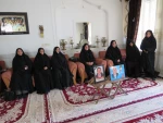دیدار جمعی از کارکنان آموزشکده ملی مهارت دختران میبد از خانواده شهیدمحمد حسین محمدی 3