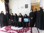 دیدار جمعی از کارکنان آموزشکده ملی مهارت دختران میبد از خانواده شهیدمحمد حسین محمدی 7