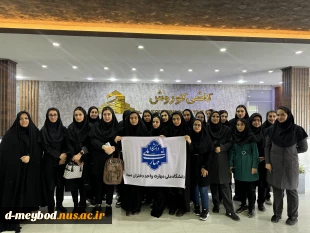 بازدید دانشجویان رشته حسابداری آموزشکده ملی مهرت دختران میبد از کاشی کوروش 6