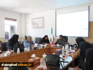 برگزاری جلسه با مدیران هنرستان در آموزشکده ملی مهارت دختران میبد 4