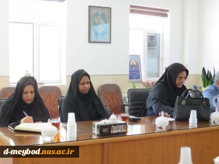 برگزاری جلسه با مدیران هنرستان در آموزشکده ملی مهارت دختران میبد 6