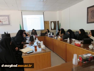 برگزاری جلسه با مدیران هنرستان در آموزشکده ملی مهارت دختران میبد 12