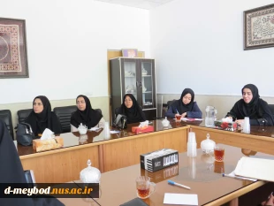 برگزاری جلسه با مدیران هنرستان در آموزشکده ملی مهارت دختران میبد 16