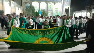 حضوردانشجویان  در برنامه گل والا به مناسبت دهه کرامت 2