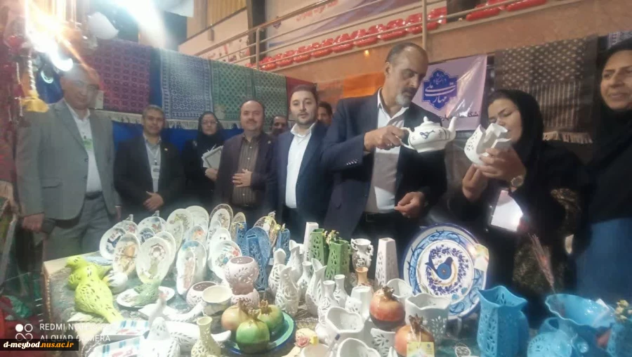 حضور آموزشکده ملی مهارت دختران میبد در هشتمین بازارچه دانشجویی ودستاوردهای مراکز دانشگاه ملی مهارت 3