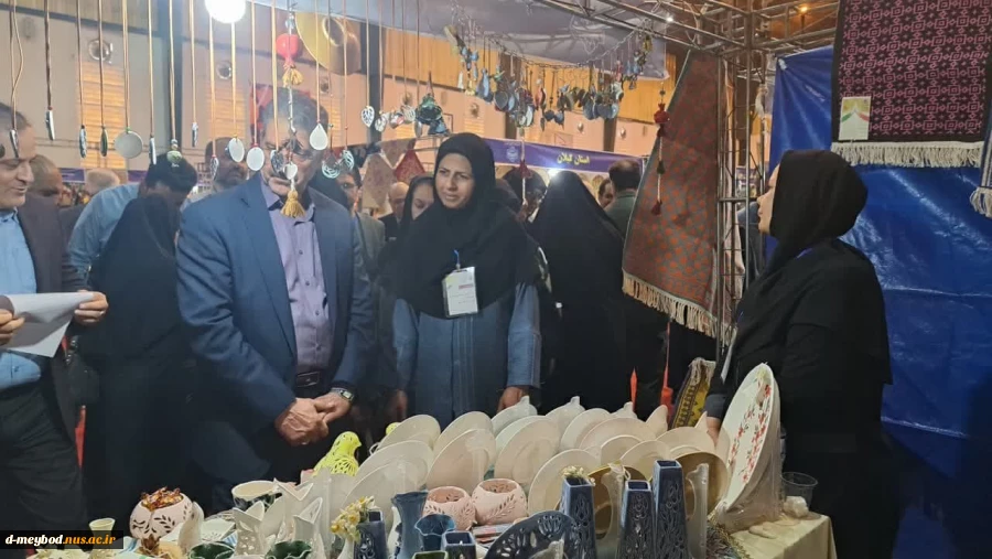 حضور آموزشکده ملی مهارت دختران میبد در هشتمین بازارچه دانشجویی ودستاوردهای مراکز دانشگاه ملی مهارت 5