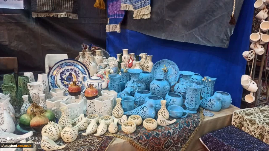 حضور آموزشکده ملی مهارت دختران میبد در هشتمین بازارچه دانشجویی ودستاوردهای مراکز دانشگاه ملی مهارت 8