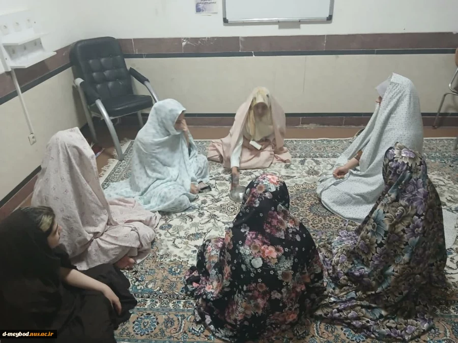 برگزاری جلسه ای دوستانه به مناسبت میلاد کریمه اهل بیت در خوابگاه دانشجویی شقایق آموزشکده ملی مهارت دختران میبد 5