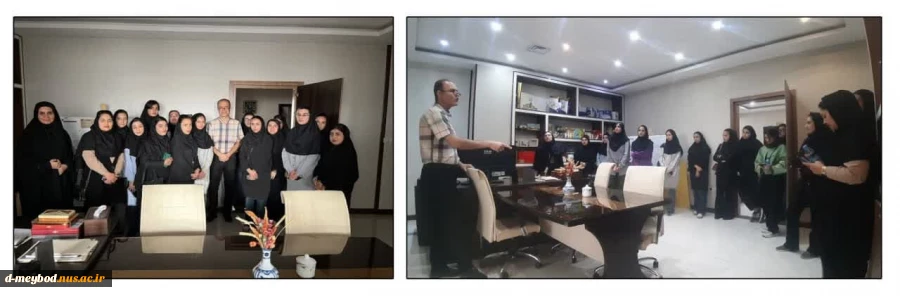 بازدیددانشجویان آموزشکده ملی مهارت دختران میبد از ساختمان گرافیک یزد 2