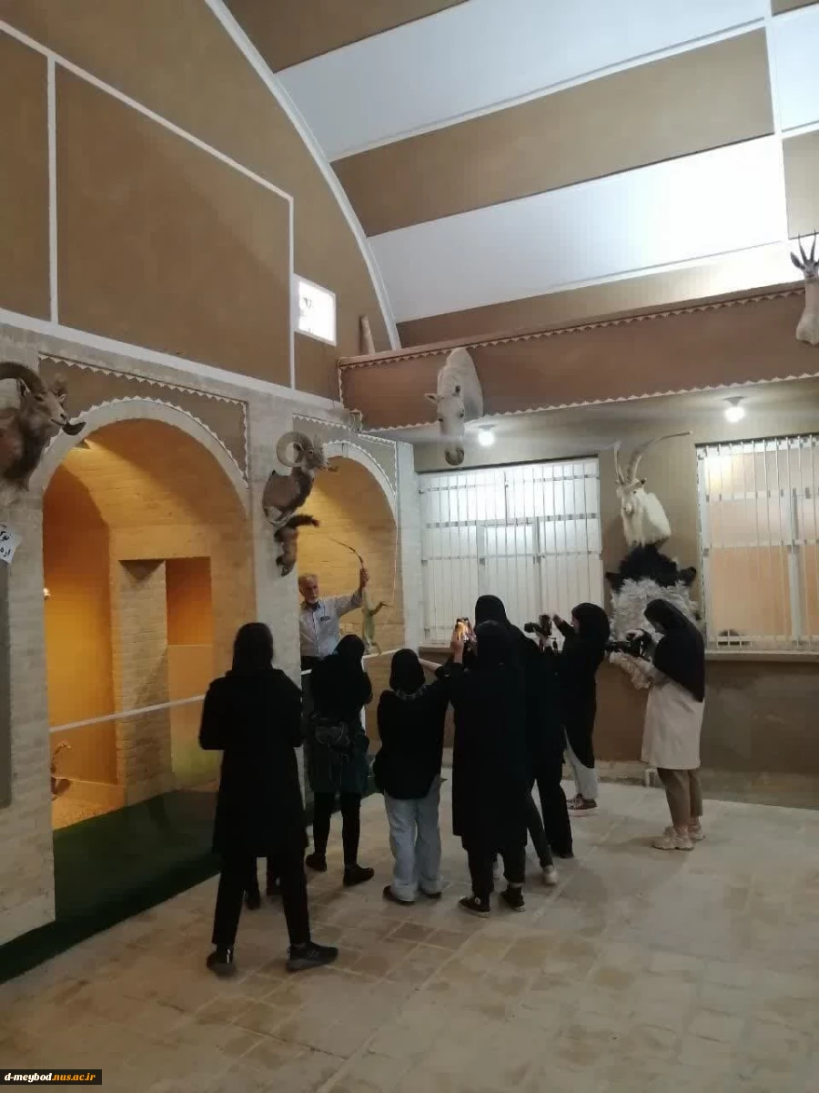بازدید جمعی از دانشجویان خوابگاه شقایق مرکز دختران میبد ازموزه مارهای میبد 4