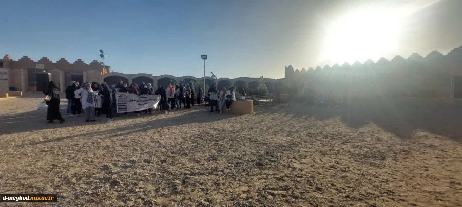اردوی کویرنوردی دانشجویان  آموزشکده ملی مهارت دختران میبدبه مناسبت روز دختر وهفته خوابگاهها 2