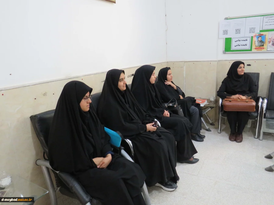 حضور هیأت نظارت، ارزیابی و تضمین کیفیت آموزش عالی دانشگاه ملی مهارت در آموزشکده  دختران میبد 8