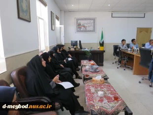 حضور هیأت نظارت، ارزیابی و تضمین کیفیت آموزش عالی دانشگاه ملی مهارت در آموزشکده  دختران میبد 11