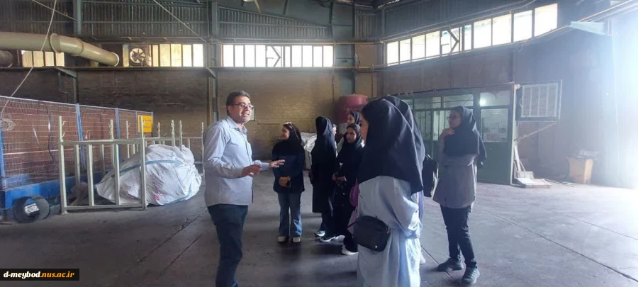 بازدید دانشجویان آموزشکده ملی مهارت از شرکت کاشی گلچین 3
