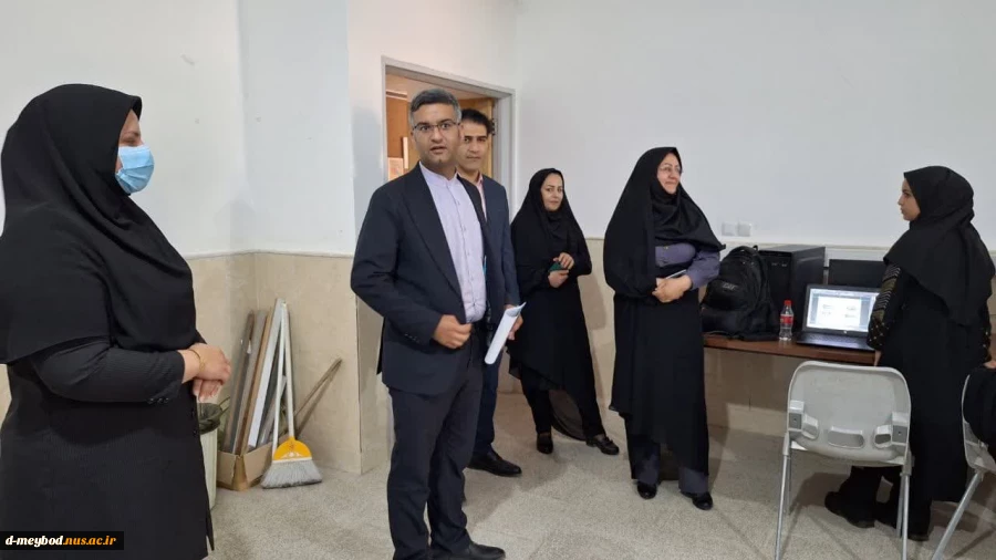 بازدید دکتر ملانوری فرمانداری ویژه شهرستان میبد از آموزشکده ملی مهارت دختران میبد 5