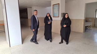 بازدید دکتر ملانوری فرمانداری ویژه شهرستان میبد از آموزشکده ملی مهارت دختران میبد 6