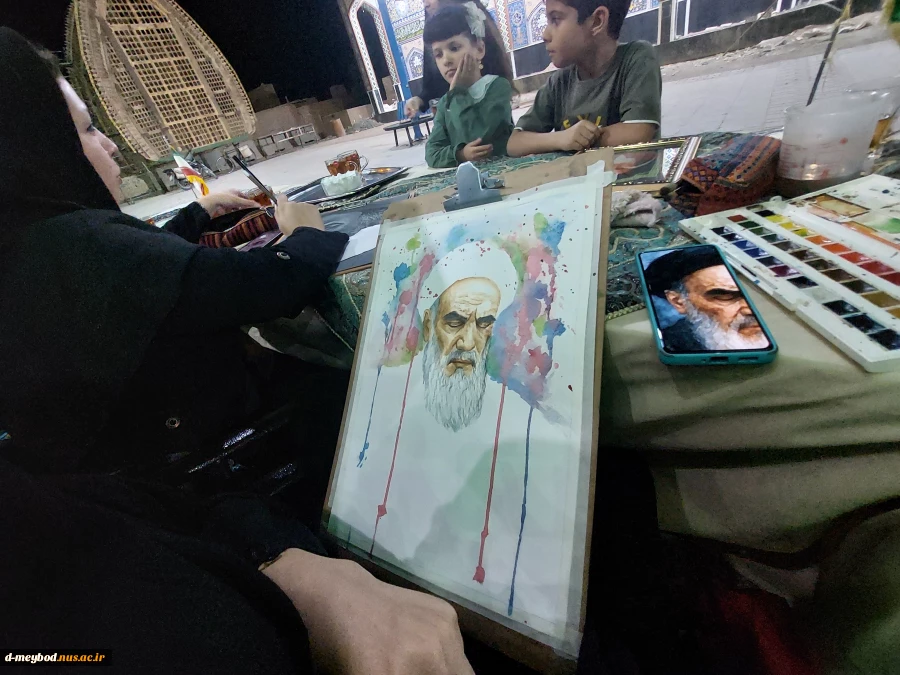 ورکشاپ زنده دانشجویان آموزشکده ملی مهارت دختران میبد در سالگرد ارتحال رهبیر کبیر انقلاب 3