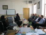 بازدیددکتر شمامی مدیر کل محترم امور دانشجویی دانشگاه ملی مهارت از آموزشکده ملی مهارت دختران میبد 4