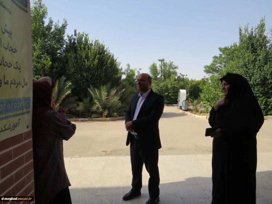 بازدید دکتر شمامی مدیر کل محترم امور دانشجویی دانشگاه ملی مهارت از آموزشکده ملی مهارت دختران میبد
 2