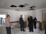 بازدید دکتر عمرانی نماینده نظارت استان از روند بازسازی خوابگاه دختران میبد 2