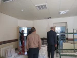 بازدید دکتر عمرانی نماینده نظارت استان از روند بازسازی خوابگاه دختران میبد 4
