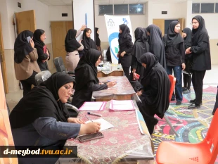 برپایی ایستگاه سلامت توسط کانون هلال احمر آموزشکده ملی مهارت دختران میبد 5