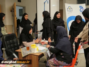 برپایی ایستگاه سلامت توسط کانون هلال احمر آموزشکده ملی مهارت دختران میبد 7