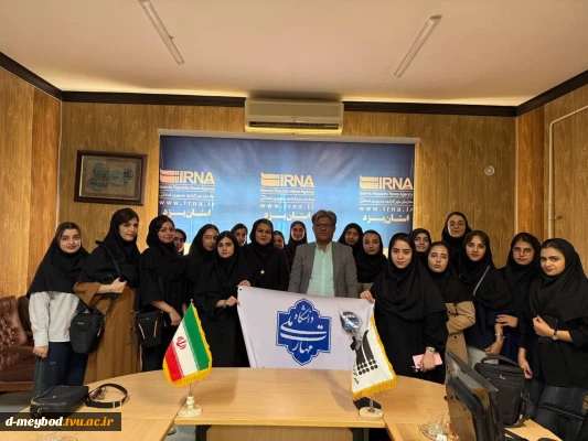 بازدید دانشجویان دانشگاه ملی مهارت میبد از خبرگزاری جمهوری اسلامی(ایرنا)