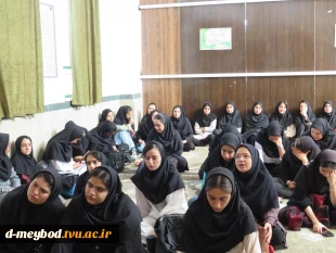 برگزاری جلسۀ توجیهی درس کارآموزی  آموزشکده  ملی مهارت دختران میبد 3