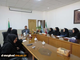برگزاری جلسه شورای آموزشی در آموزشکده ملی مهارت دختران میبد 6
