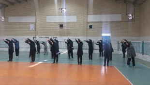 برگزاری مسابقات آمادگی جسمانی کارکنان آموزشکده ملی مهارت دختران میبدبه مناسبت هفته تربیت بدنی 5