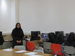 برگزاری نشست علمی ویژه دانشجویان گرافیک  در اموزشکده ملی مهارت دختران میبد 6