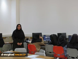 برگزاری نشست علمی ویژه دانشجویان گرافیک  در اموزشکده ملی مهارت دختران میبد 6