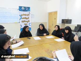 برگزاری نشست علمی ویژه دانشجویان گرافیک  در اموزشکده ملی مهارت دختران میبد 9