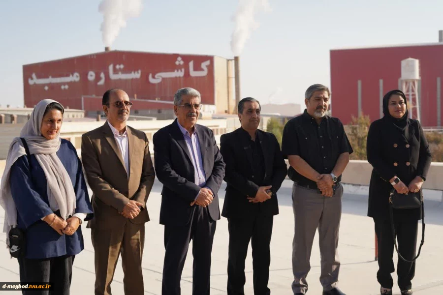 بازدید دانشجویان دانشگاه ملی مهارت میبد از شرکت کاشی و سرامیک ستاره  2
