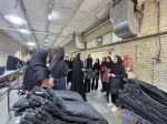 بازدید دانشجویان دانشگاه ملی مهارت (واحد دختران میبد) از شرکت کیان جامه یزد 5